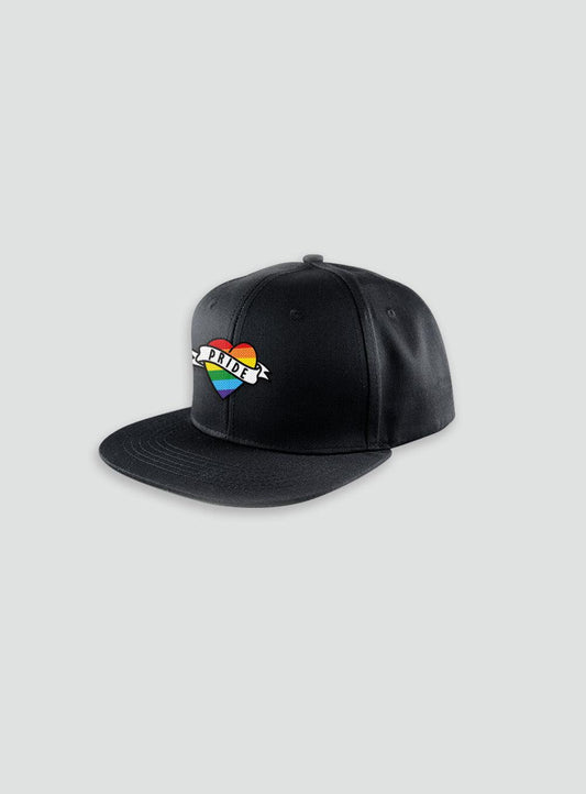 GORRA SNAPBACK NEGRA HEART BADGE - UrbanHangers