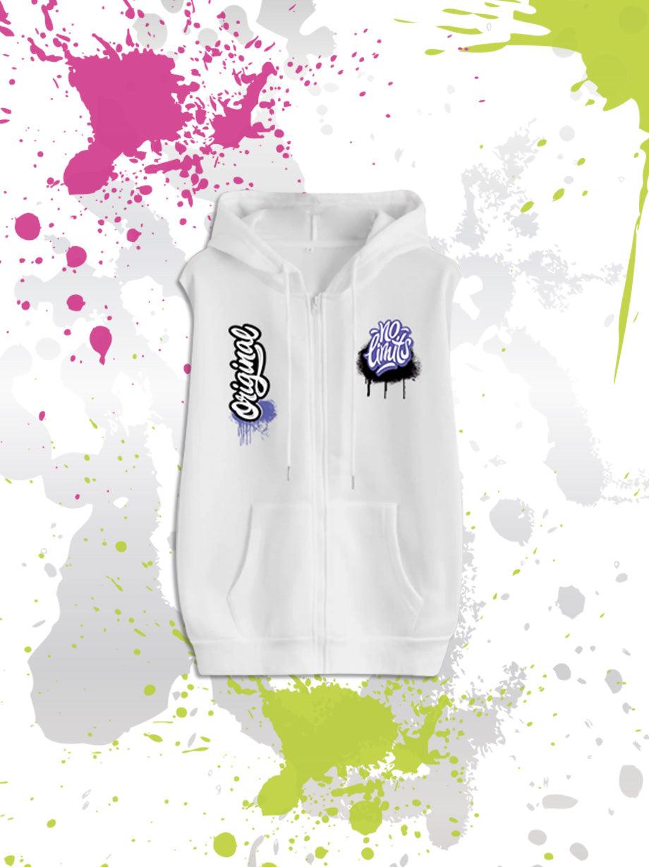 SUDADERA CON CAPUCHA SIN MANGAS UNISEX "ORIGINAL"