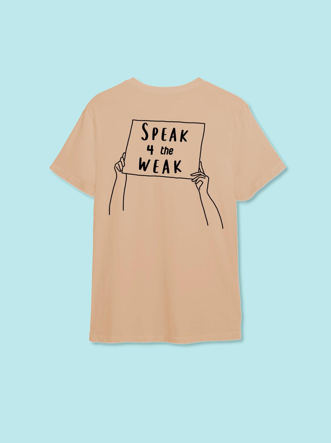 PLAYERA SPEAK 4 THE WEAK - UrbanHangers