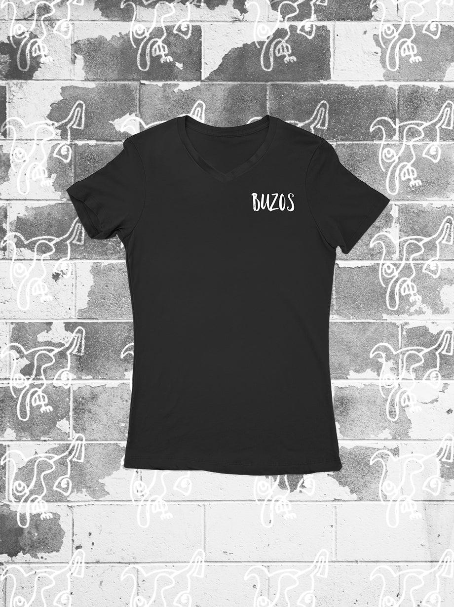 PLAYERA NEGRA BUZOS DAMA - UrbanHangers