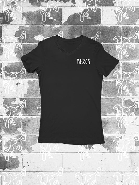 PLAYERA NEGRA BUZOS DAMA - UrbanHangers