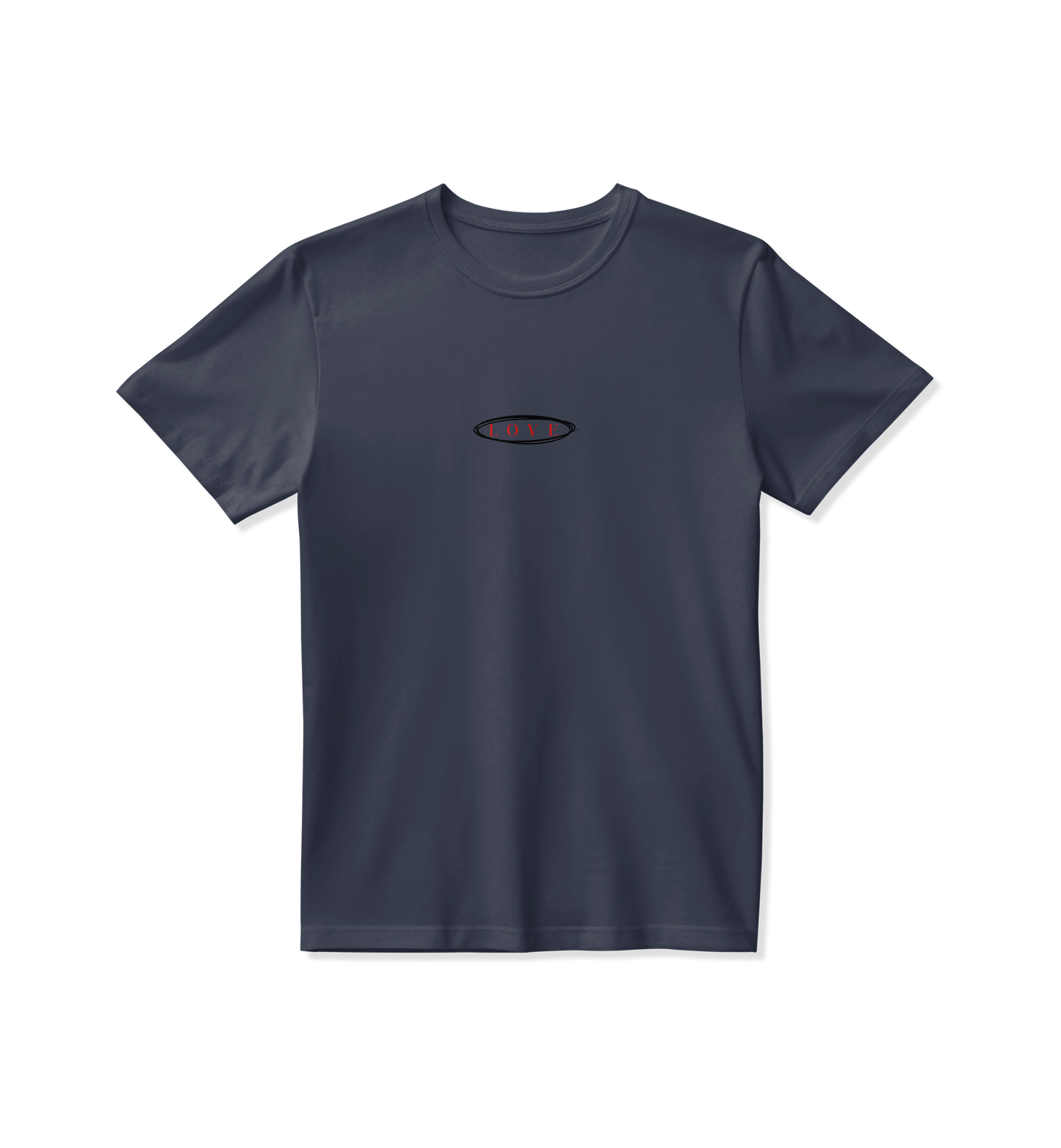 "LOVE" - T-Shirt Gray