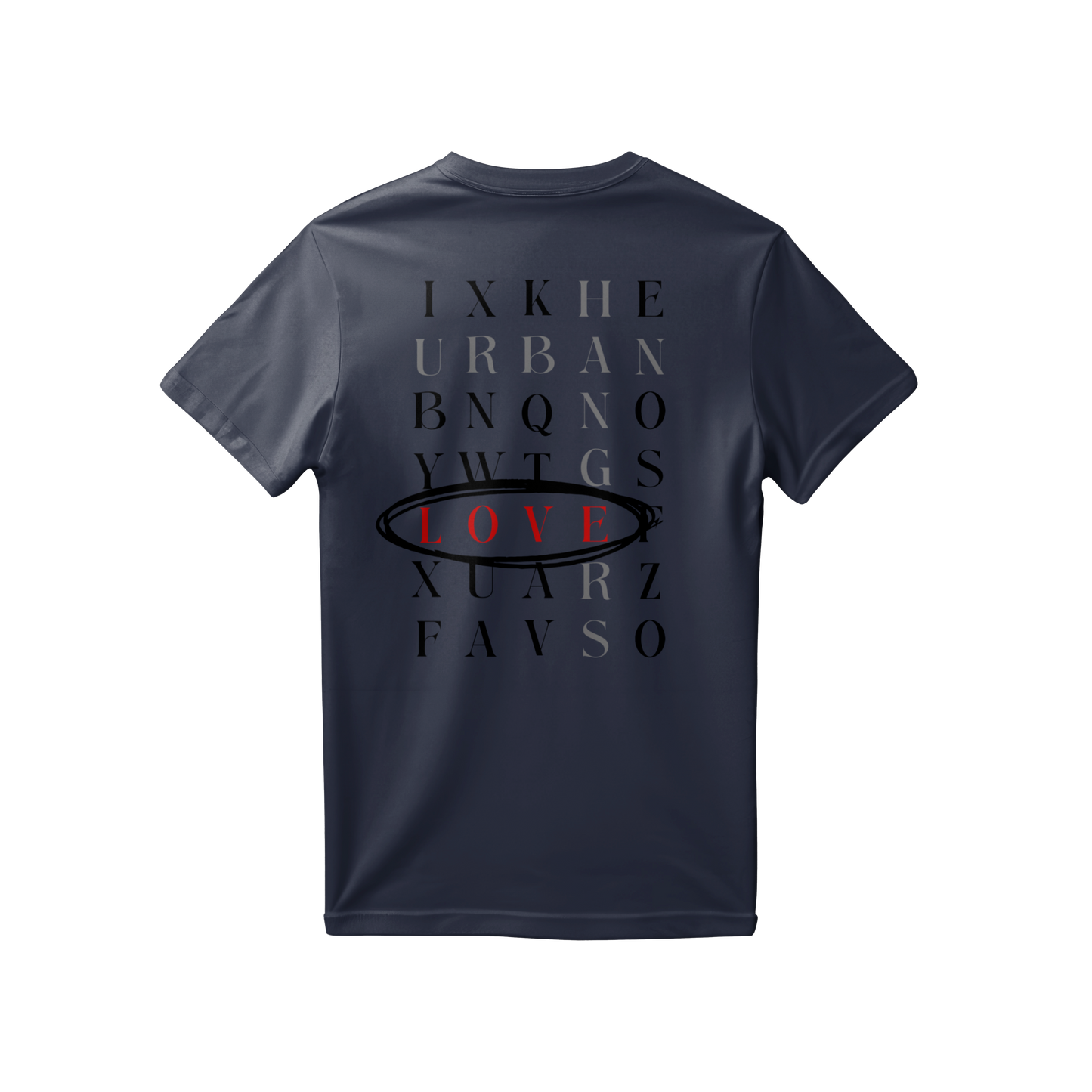 "LOVE" - T-Shirt Gray