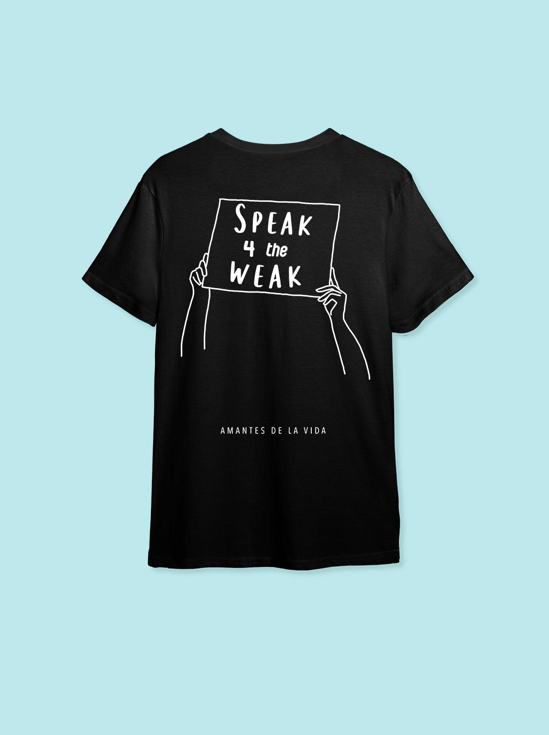 PLAYERA SPEAK 4 THE WEAK - UrbanHangers