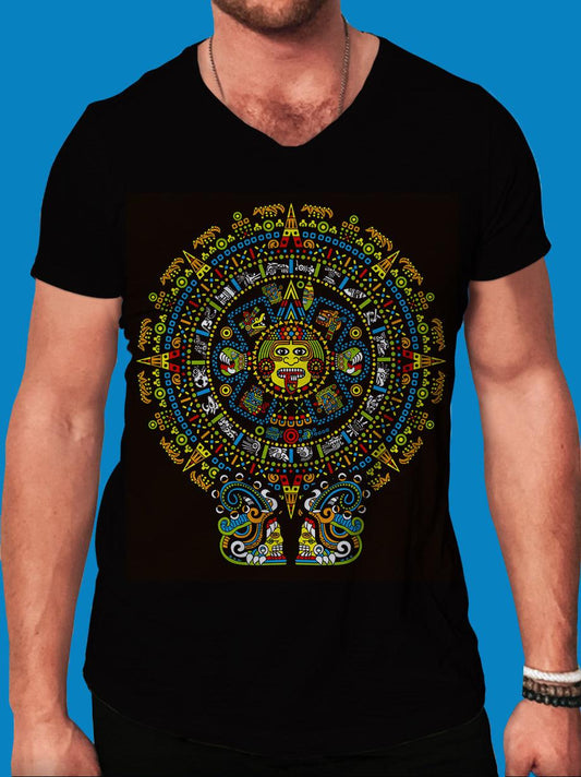 Playera Calendario Azteca - UrbanHangers