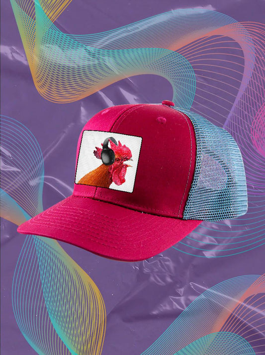 GORRA GALLO MESH VINO - UrbanHangers