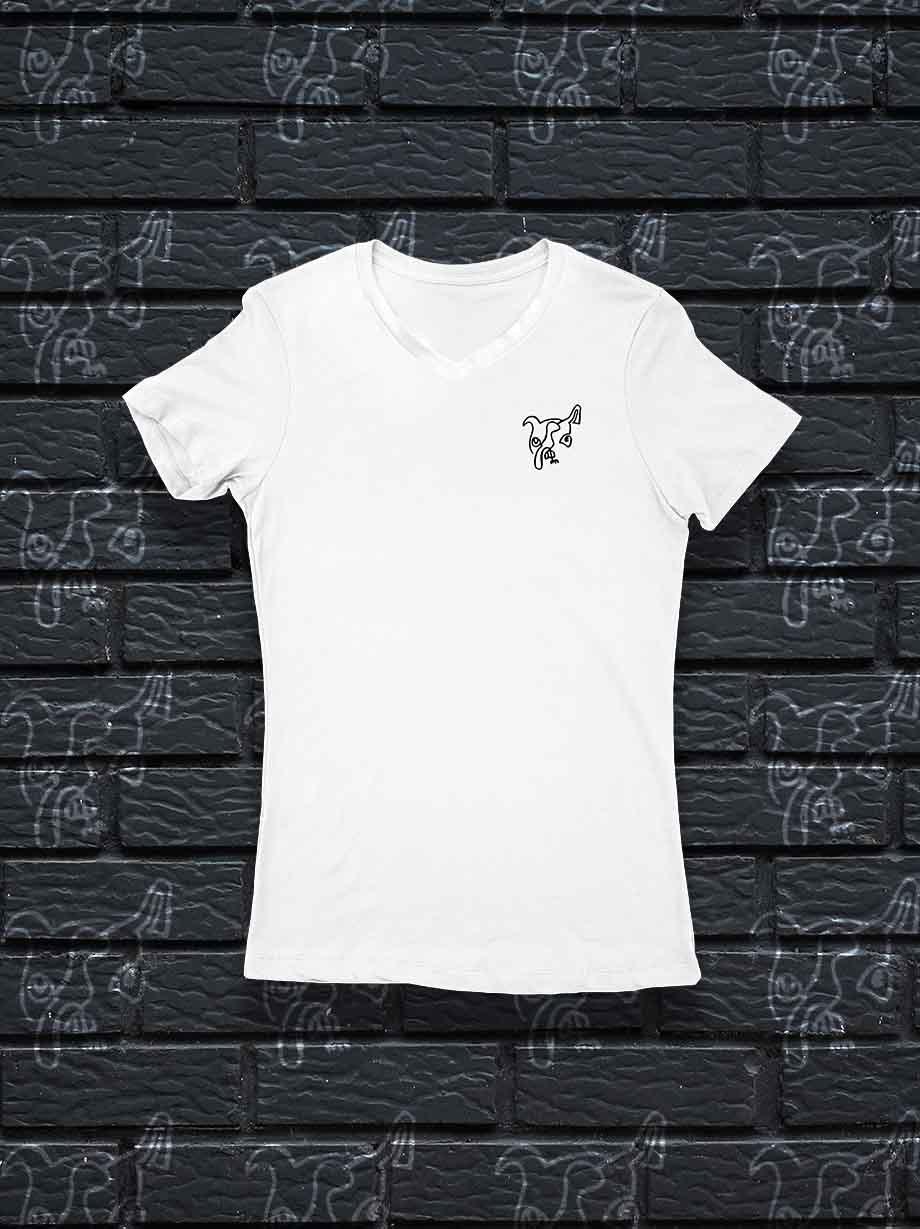 BLUSA BLANCA LOGO BORDADO DAMA - UrbanHangers