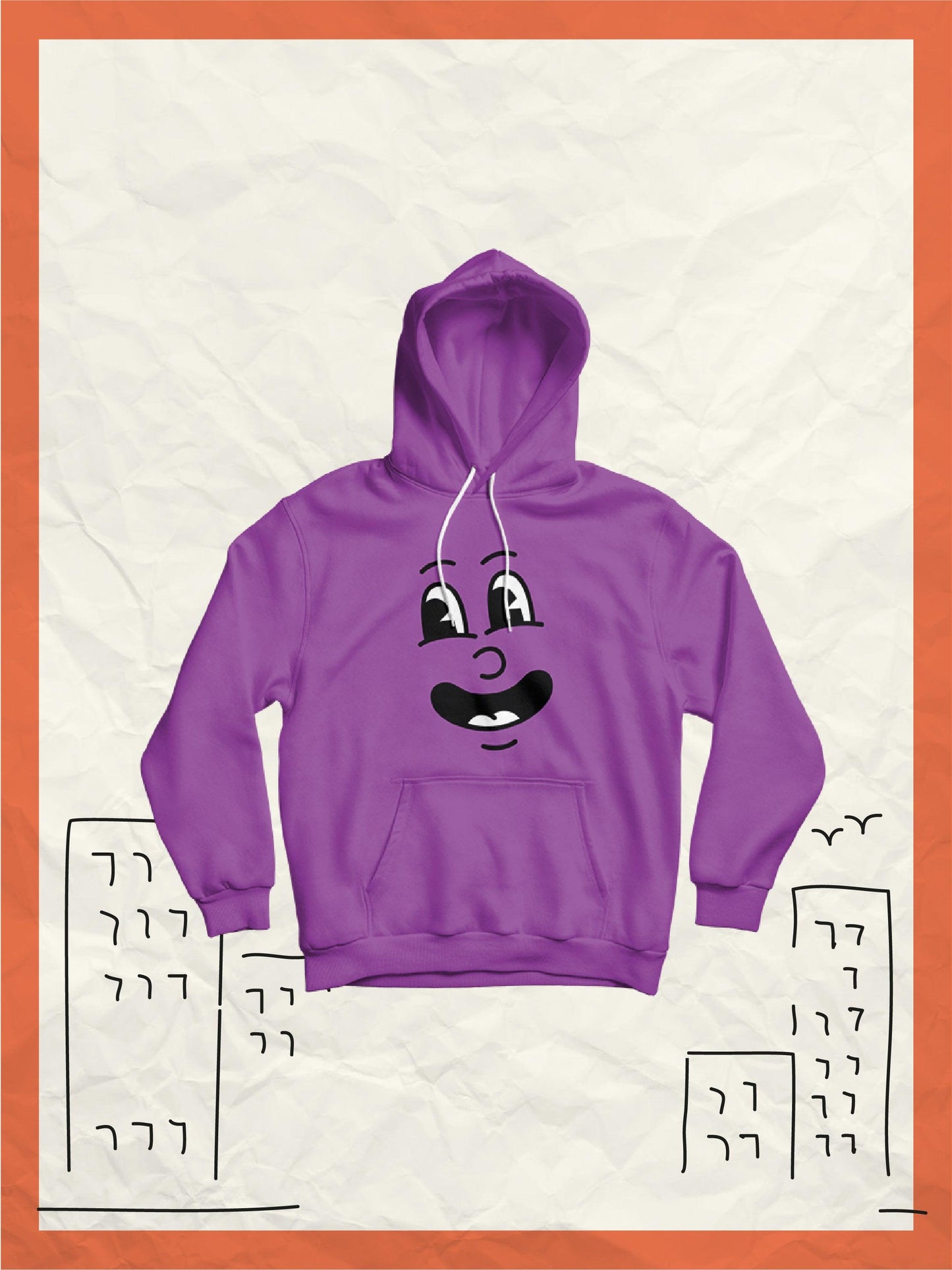 Hoodie Dinkys Big Face Kids - UrbanHangers