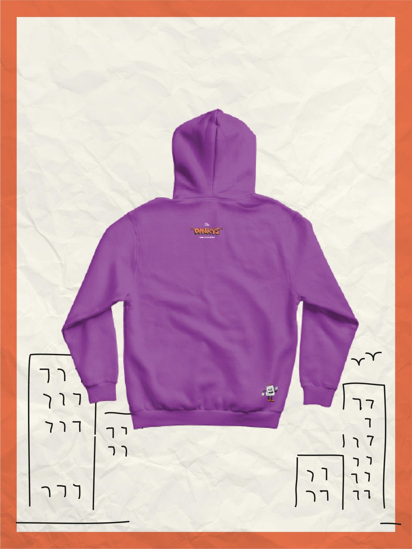 Hoodie Dinkys Big Face Kids - UrbanHangers